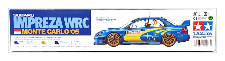 Tamiya 1/24 Scale Unbuilt Kit 24281 - Subaru Impreza WRC 2005 Monte Carlo