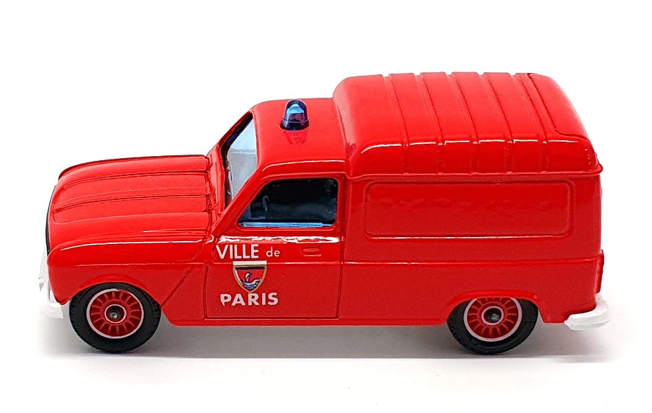 Solido 1/43 Scale Diecast 1325 - Renault 4 Van Fire Vehicle - Red