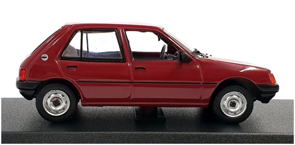 Norev 1/43 Scale Diecast 471719 - 1988 Peugeot 205 GL - Dk Red