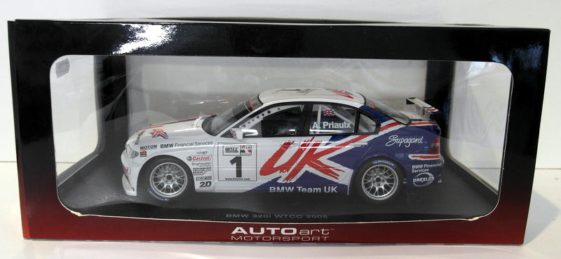 Autoart 1/18 Scale Diecast 80544 BMW 320i E46 WTCC 2005 A.Priaulx #1