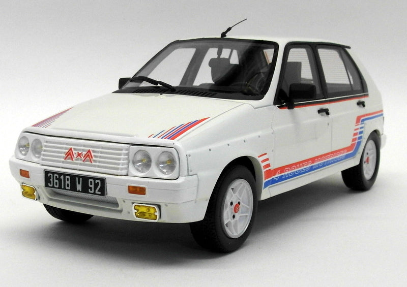 Otto 1/18 Scale Model Car - OT522 Citroen Visa M.P White