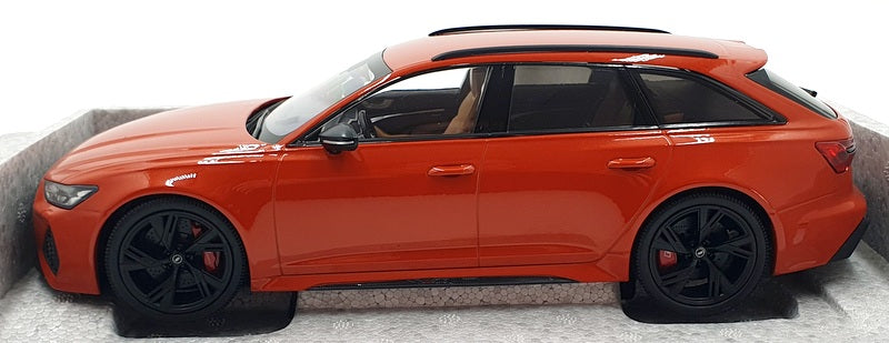 Minichamps 1/18 Scale Diecast 155 018012 - Audi RS 6 Avant 2019 - Met Orange
