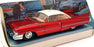 Matchbox Dinky 1/43 Scale DY-7 - 1959 Cadillac Coupe De Ville - Metallic Red