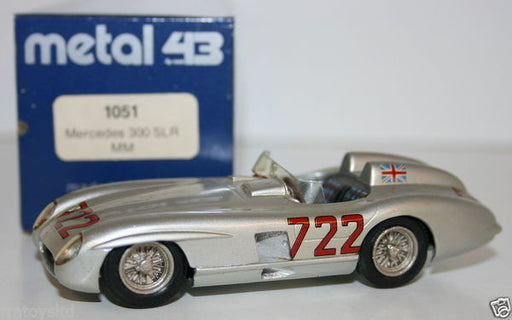 WESTERN MODELS 1/43 PROTOTYPE - M43 1051 - MERCEDES 300 SLR MM - #722 MOSS