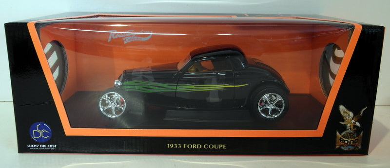 Lucky Diecast 1/18 Scale 92839 1933 Ford Coupe Hot Rod Black
