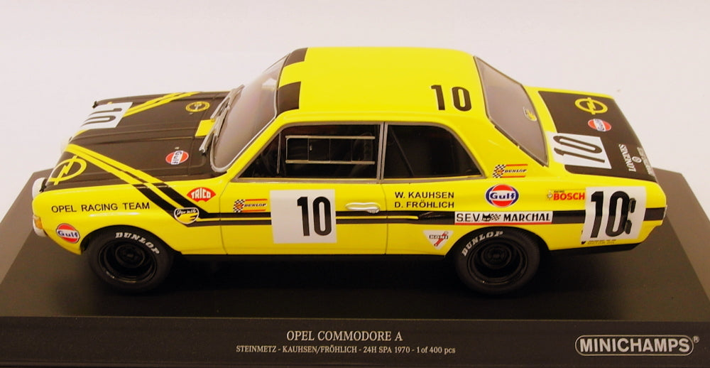 Minichamps 1/18 Scale 155 704610 - Opel Commodore A - 24H Spa 1970