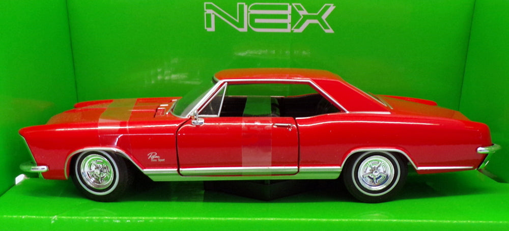 Welly 1/24 Scale 24072W - 1965 Buick Riviera Gran Sport  - Red