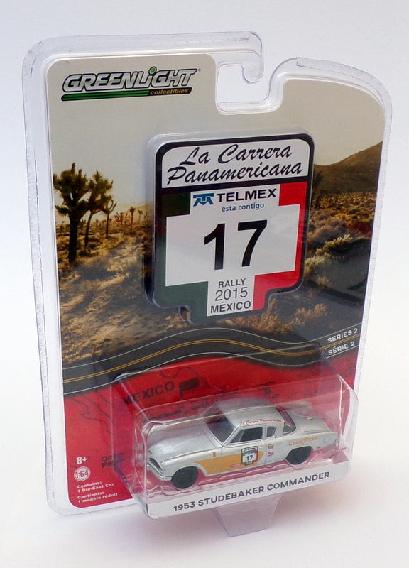 Greenlight 1/64 Scale 13260-A - 1953 Studebaker Commander - #17 Mexico