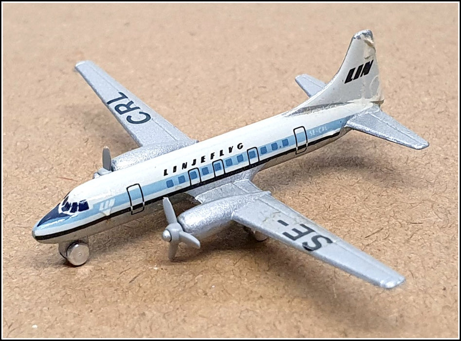 Schabak 1/600 Scale 933/70 - Convair CV-440 Aircraft - Linjeflyg