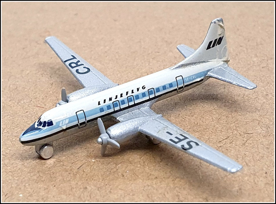 Schabak 1/600 Scale 933/70 - Convair CV-440 Aircraft - Linjeflyg