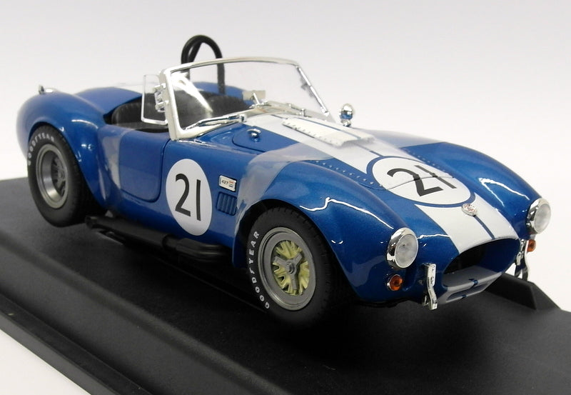 CMR 1/18 scale Diecast - CMR115 Shelby Cobra 427 S/C Racing #21 Blue