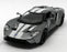 2017 Ford GT - Silver - Kinsmart Pull Back & Go Metal Model Car