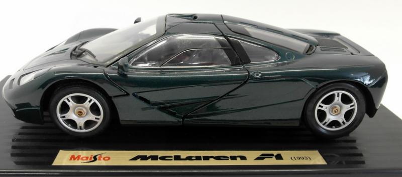 Maisto 1/18 Scale Diecast - 31810 McLaren F1 1993 Met Green Model Car