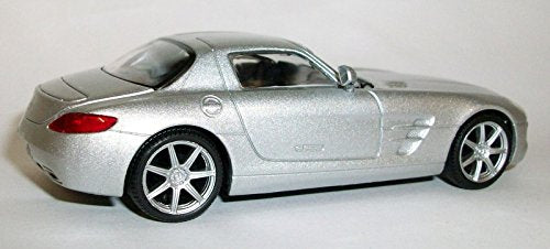 Atlas 1/43 Scale Die-cast metal model - Mercedes Benz SLS AMG Silver