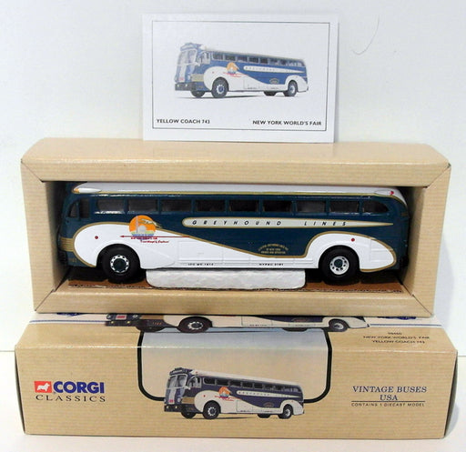 Corgi 1/50 Scale Diecast Model 98460 - New York World's Fair Yellow Coach 743