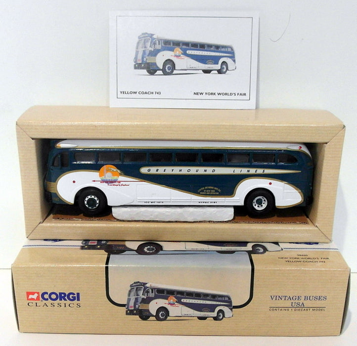 Corgi 1/50 Scale Diecast Model 98460 - New York World's Fair Yellow Coach 743