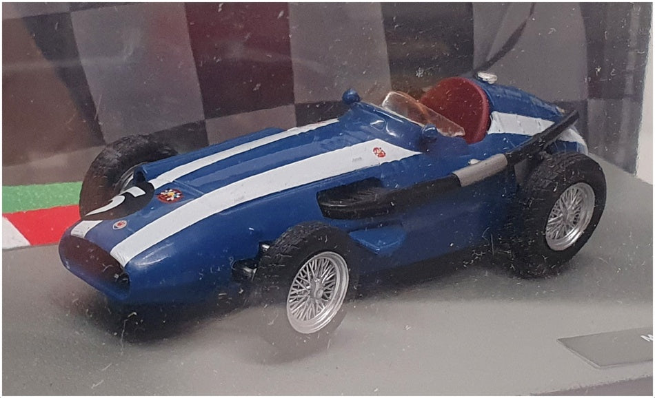 OPO 10 Modellino Auto Formula 1 In Scala 1/43 – Maserati 250F 1958 Carroll Shelby – FD152, Metallico Con Base E Box Plexiglas