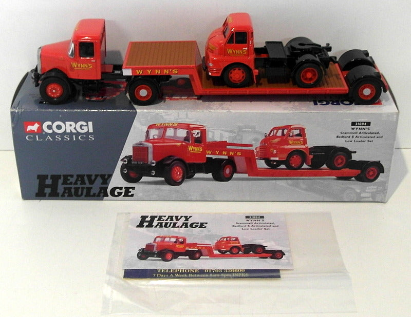 Corgi 1/50 Scale Diecast 31004 - Scammell Articulated Bedford S & Low Loader Set