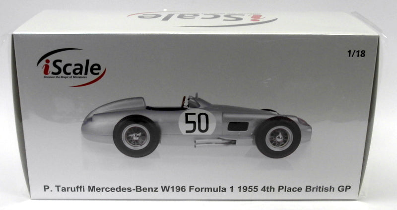 iSCALE 1/18 Scale - 118013 Mercedes W196 F1 Piero Taruffi #50 British GP 4th