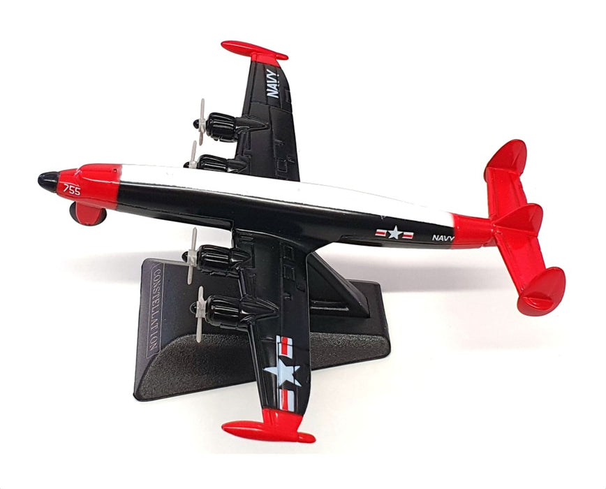 Motormax Sky Wings 1/100 Scale 77013 - Constellation Aircraft - Black/White/Red