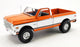 ACME 1/18 Scale A1807213 - 1972 Chevrolet K-10 4X4 - Orange/White