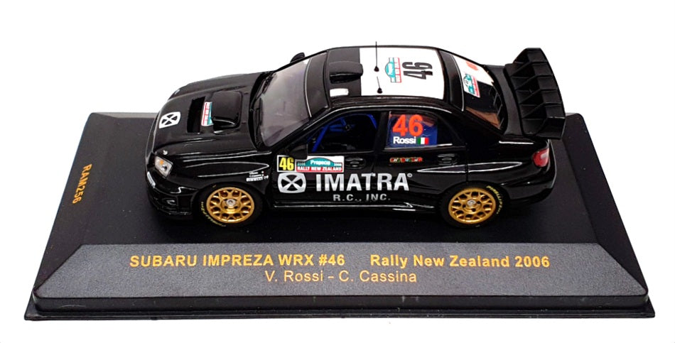 Ixo 1/43 Scale RAM256 - Subaru Imprezza WRC N.Zealand 2006 Rossi/Cassini