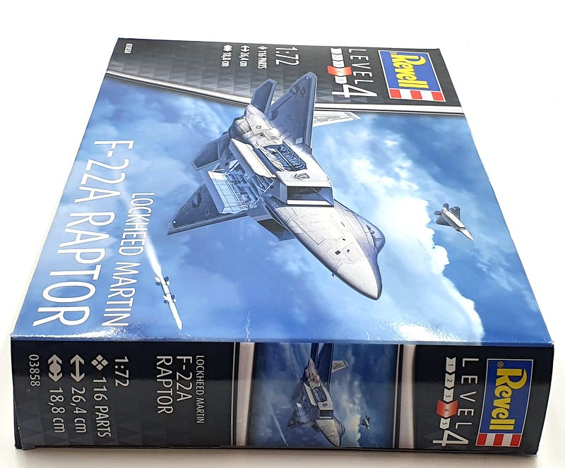 Revell 1/72 Scale Aircraft Kit 03858 - Lockheed Martin F-22A Raptor