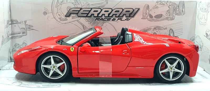 ⭐BBURAGO FERRARI car model 1/24 Ferrari RP 458 Spider, 18-26017