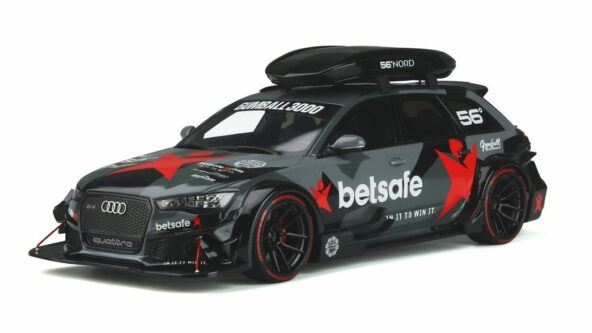 GT Spirit 1/18 Scale GT321 - 2017 Audi A6 RS6 DTM Avant - Black
