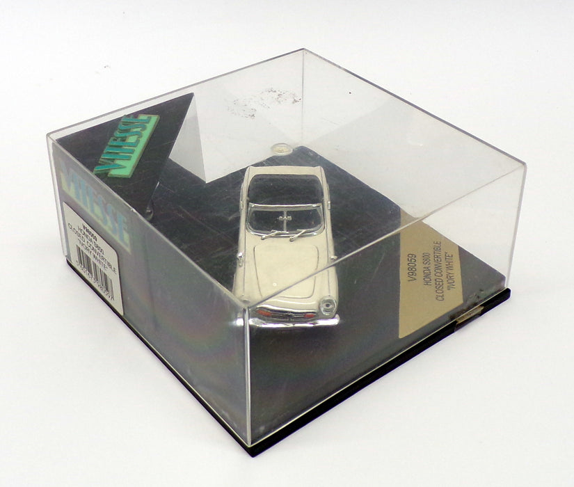 Vitesse 1/43 Scale V98059 - Honda S800 Closed Convertible - Ivory White