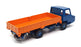 Atlas Dinky Toys Appx 18cm Long 569 Berliet Stradair Tipper Truck - Blue/Orange