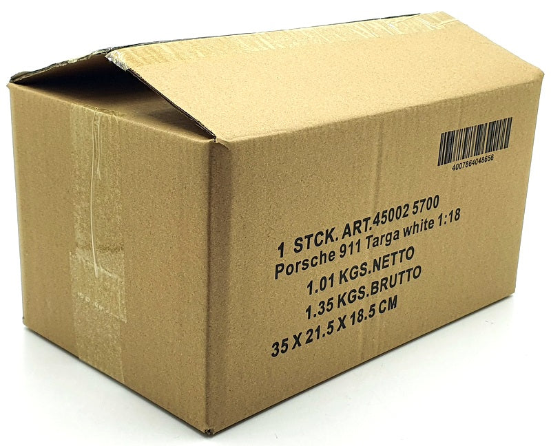 Schuco 1/18 Scale Resin 45 002 5700 - Porsche 911 Targa - White