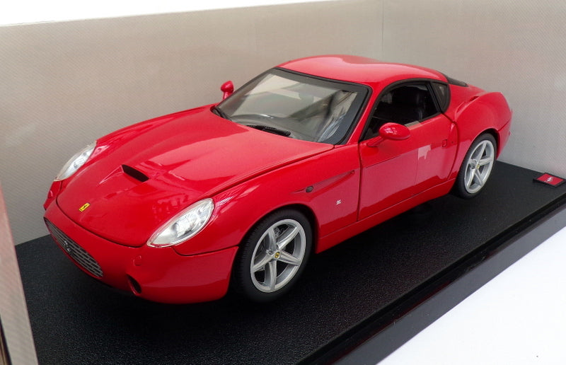 Hot Wheels 1/18 Scale Model Car P9887 - Ferrari 575 GTZ By Zagato - Red