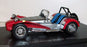 KYOSHO 1/43 - 03151R CATERHAM SUPER SEVEN (RED) - blue belts