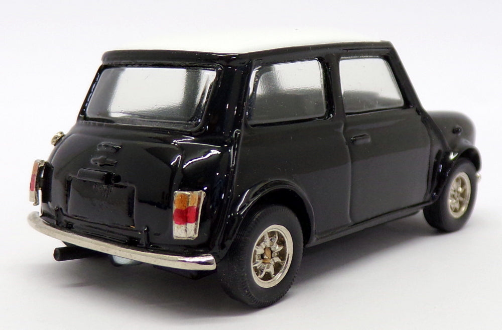 BMC 1/43 Scale Model Car BMC191119S - Mini Cooper - Black/White