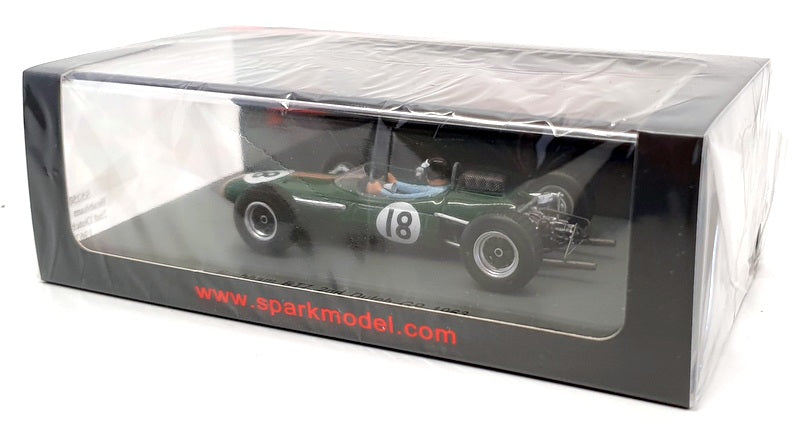 Spark 1/43 Scale S5250 - 1963 Brabham BT7 #18 D.Gurney 2nd Dutch GP