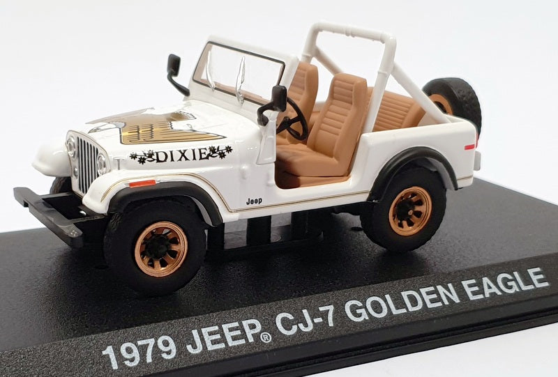 Greenlight 1/43 Scale Model Car 86572 - 1979 Jeep CJ-7 Golden Eagle