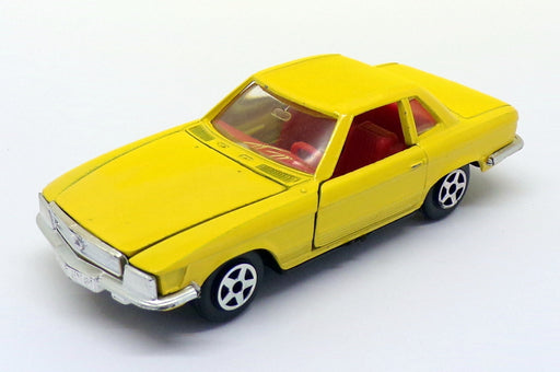 Norev Jet Car 1/43 Scale Model Car 821 - Mercedes Benz 350 - Yellow