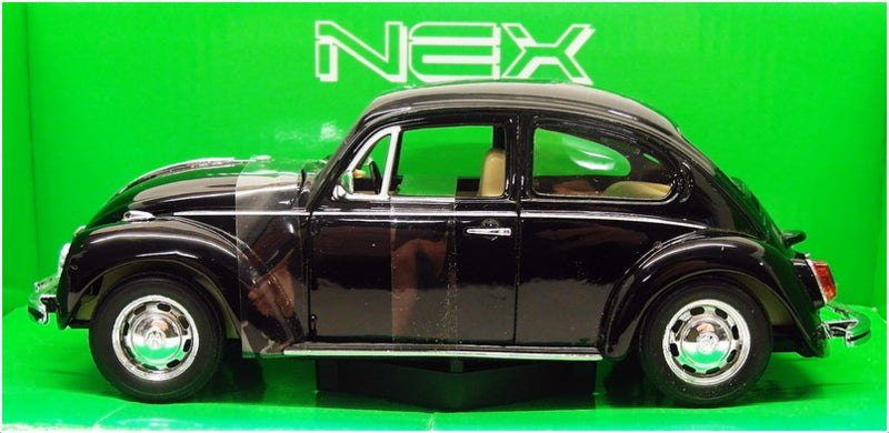 Welly 1/24 Scale Diecast 22436W - VW Beetle Hard Top - Black