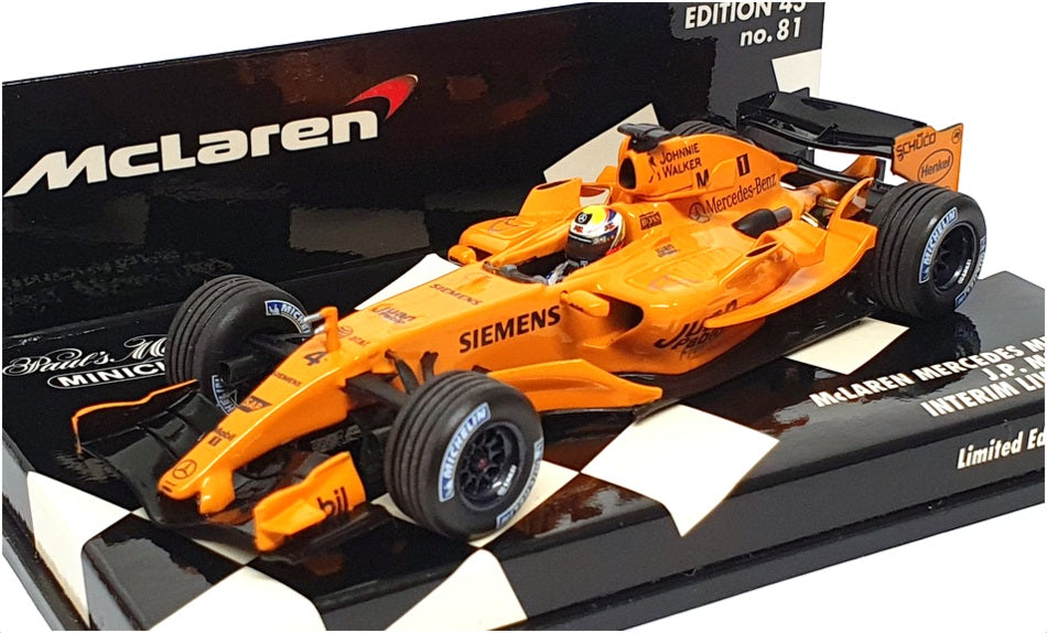 Minichamps 1/43 Scale 530 064374 - F1 McLaren Mercedes MP4-21 - Montoya 2006