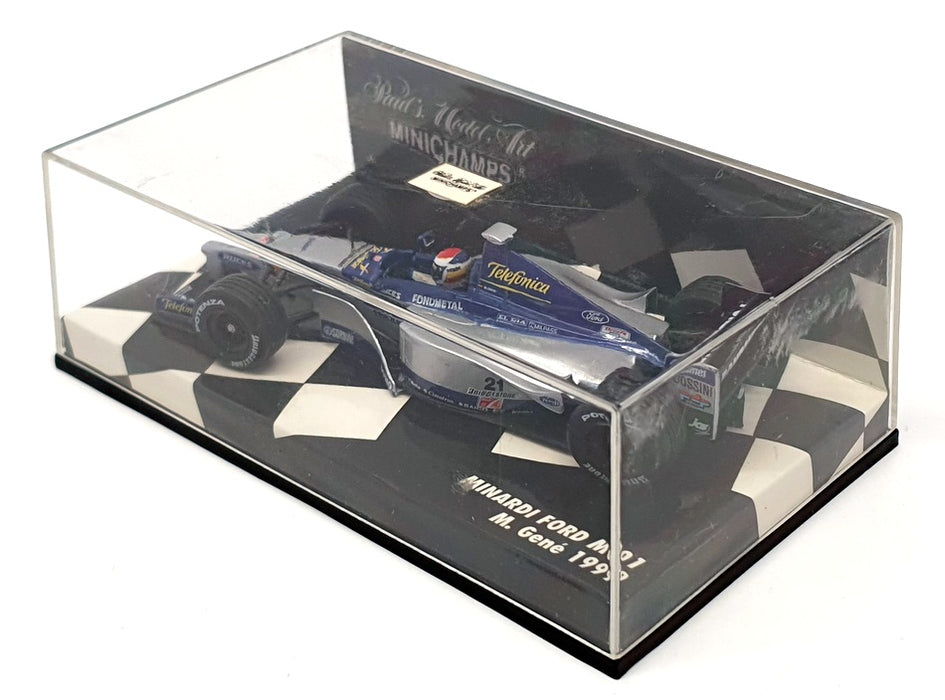 Minichamps 1/43 Scale 430 990021 - F1 Minardi Ford M01 - M.Gene 1999
