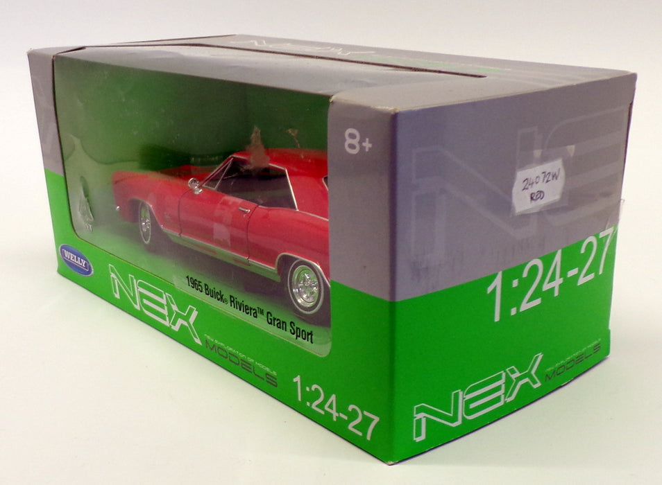 Welly 1/24 Scale 24072W - 1965 Buick Riviera Gran Sport  - Red