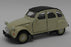 Citroen 2CV - Cream - Kinsmart Pull Back & Go Diecast Metal Model Car