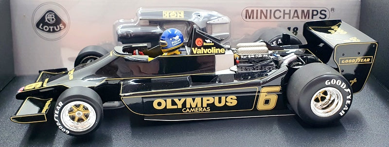 Minichamps 1/18 Scale Diecast 100 780006 Lotus Ford 79 1978 F1 R.Peterson