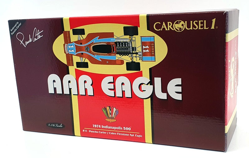 Carousel1 1/18 Scale 4703 - 1974  Cobra Firestone Eagle Pancho Carter Indy 500