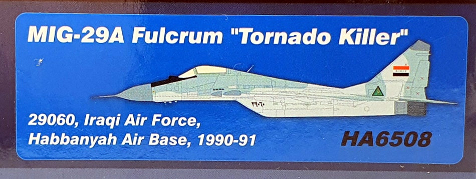Hobby Master 1/72 Scale HA6508 - MIG-29 Fulcrum Tornado Killer Iraqi AF 1990-91
