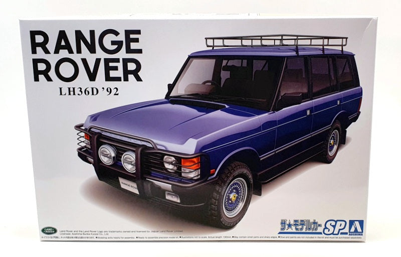 Aoshima 1/24 Scale Model Kit 13744200 - 1992 Range Rover Classic Custom LH36D