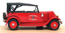 Eligor 1/43 Scale 1040 - 1927 Renault NN Pompiers De La Rochelle - Red/Black