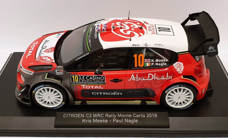 Norev 1/18 Scale Model 181636 - Citroen C3 WRC 2018 Monet Carlo 2018