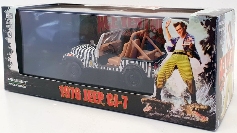 Greenlight 1/43 Scale Model Car 86574 - 1978 Jeep CJ-7 Ace Ventura